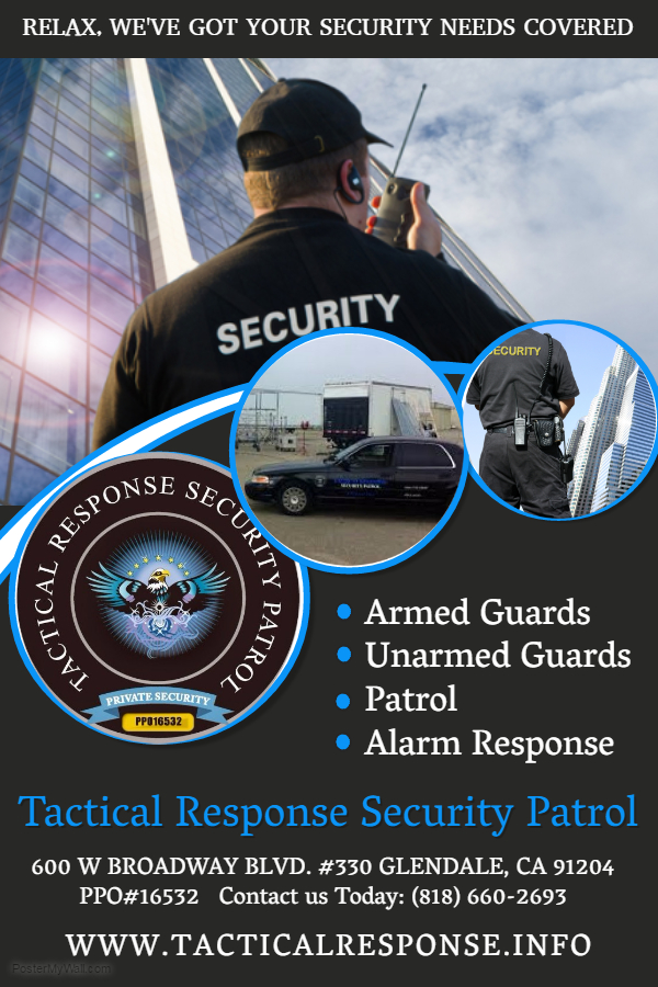 Security Flyer | Tactical Response Security Patrol